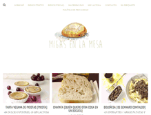 Tablet Screenshot of migasenlamesa.com